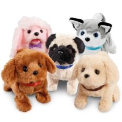 Koira pehmolelu kävelevä Happy Pets erilaisia