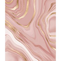 Kontaktimuovi 45 cm aalto rosa-kulta Pati-Fix