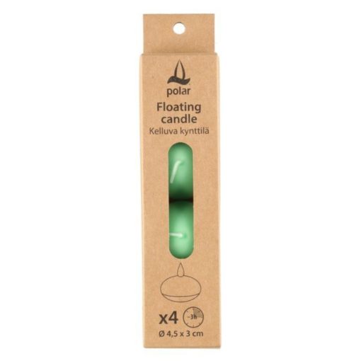 Kynttilä kelluva kiwi 4 kpl (1)
