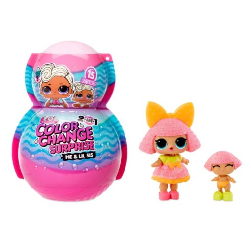 L.O.L. Surprise Color Change Doll & lil sis
