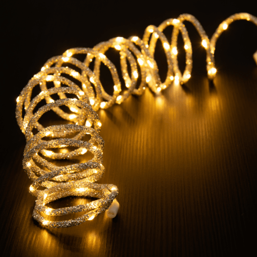 LED valoketju glitter 100 led