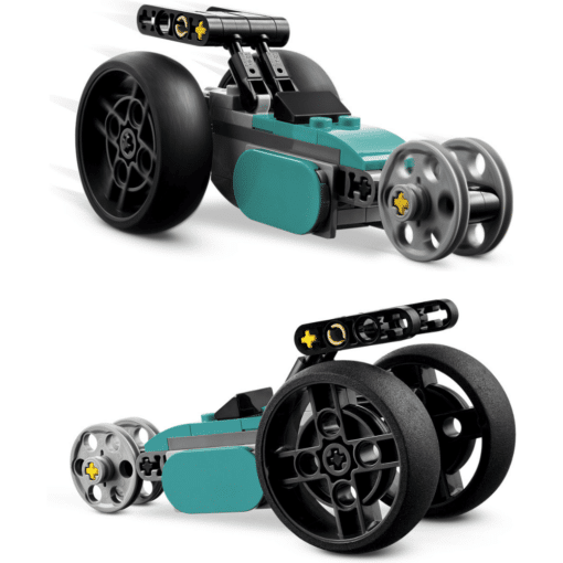 LEGO 31135 motorbike features