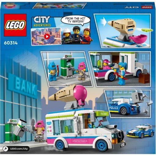 LEGO City 60314 Poliisin takaa-ajama jäätelöauto - Image 2