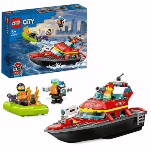 LEGO City 60373 palokunnan pelastusvene