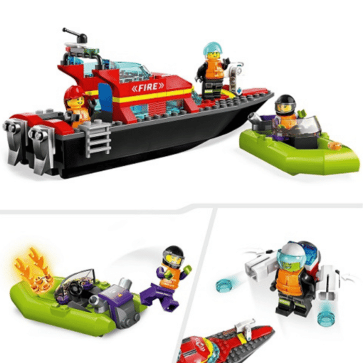 LEGO City 60373 palokunnan pelastusvene - Image 4