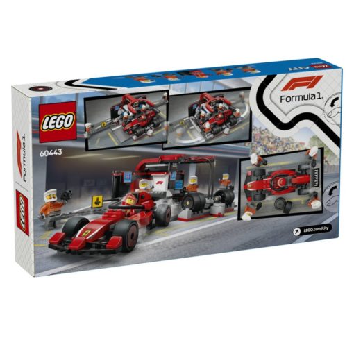 LEGO City 60443 F1 varikkopysähdys Ja varikko