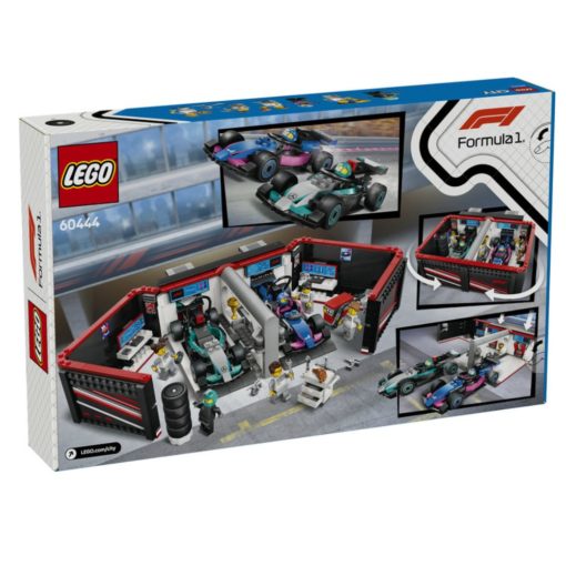 LEGO City 60444 F1 talli ja Mercedes amg ja autojen lelusetti - Image 3