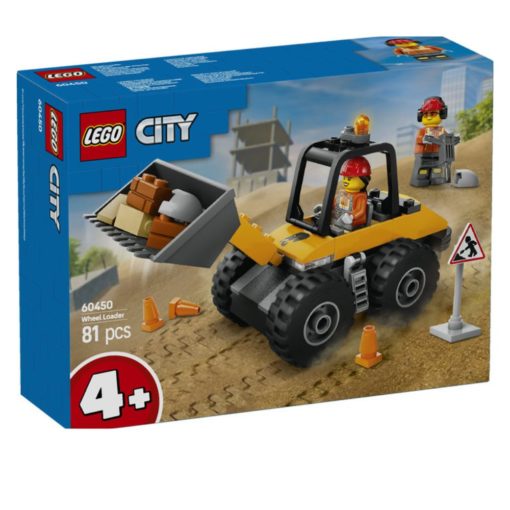 LEGO City 60450 keltainen pyöräkuormaaja