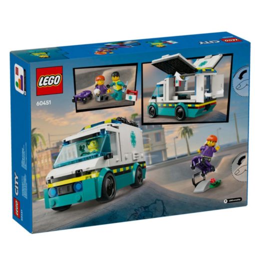 LEGO City 60451 ambulanssi hälytysajoihin - Image 3