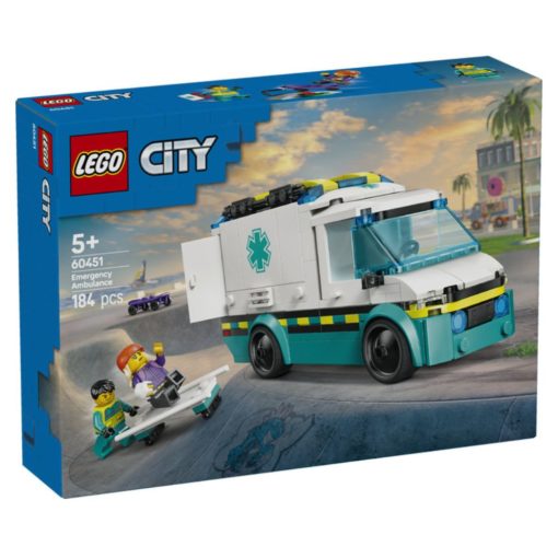 LEGO City 60451 ambulanssi hälytysajoihin