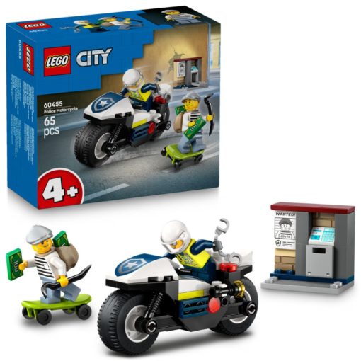 LEGO City 60455 Takaa-ajo poliisimoottoripyörällä  - Image 4