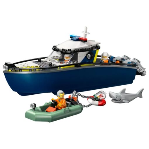 LEGO City 60456 Takaa-Ajo Poliisiveneellä - Image 4