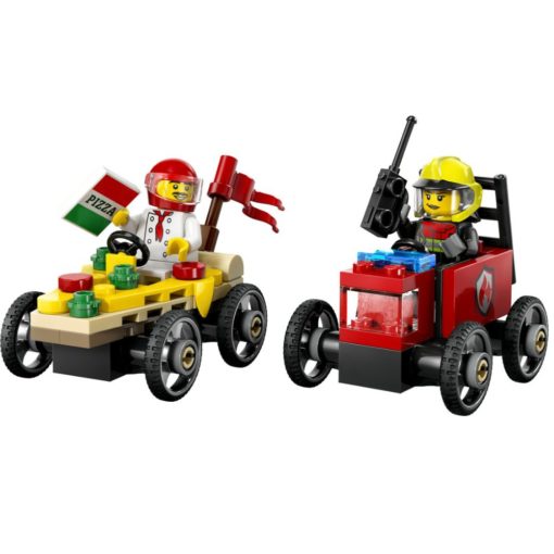 LEGO City 60458 Pizza-auto & paloauto