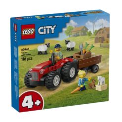 LEGO City 60461 Maatilan punainen traktori,peräkärry ja lampaat