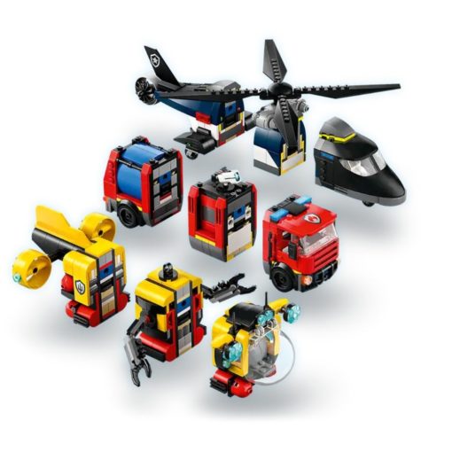 LEGO City 60462 Helikopteri, Paloauto ja Sukellusvene