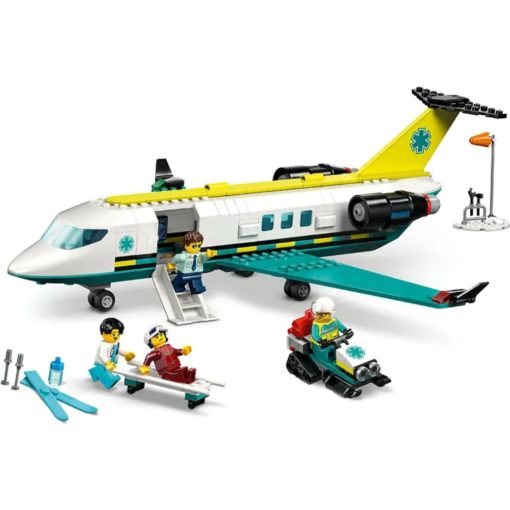 LEGO City 60465 Pelastuslaitoksen ambulanssilentokone - Image 4