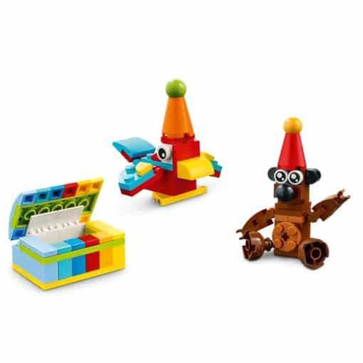 Luova hupipakkaus juhliin lego