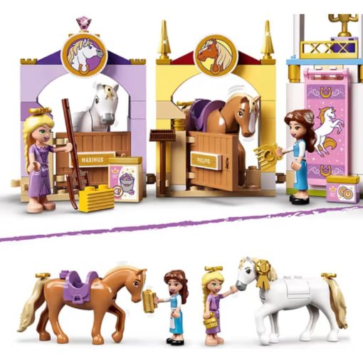 LEGO Disney 43195 Bellen ja Tähkäpään kuninkallinen talli - Image 5