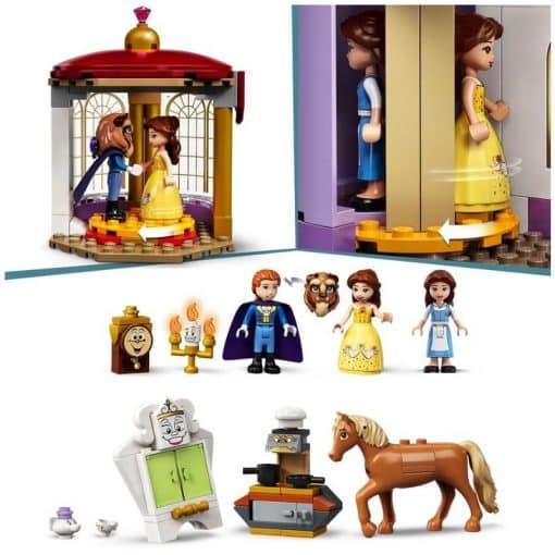 LEGO Disney 43196 Belle & Beast Linna - Image 4