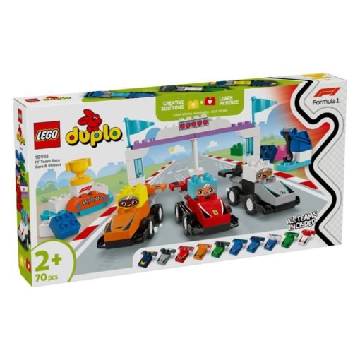 LEGO Duplo 10445 F1 team race cars & drivers