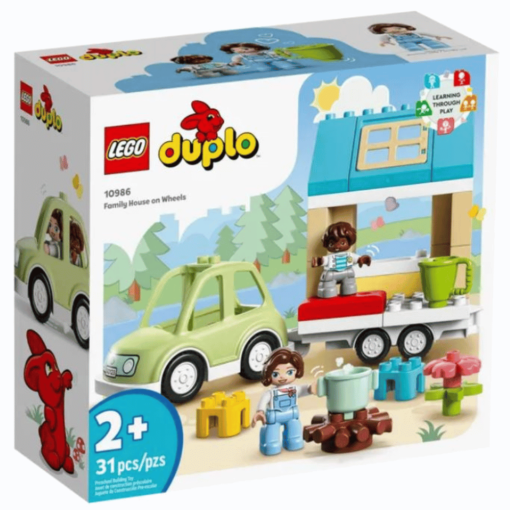 omakotitalo perävaunussaLEGO Duplo 10986