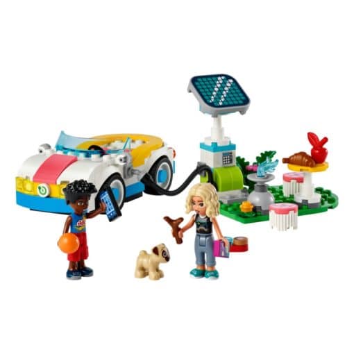 LEGO-Friends-42609-sahkoauto-Ja-latausasema