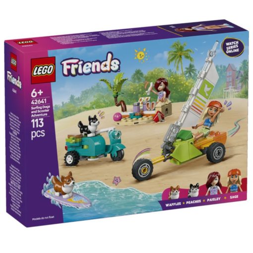 LEGO Friends 42641 Surffikoirat ja skootteri