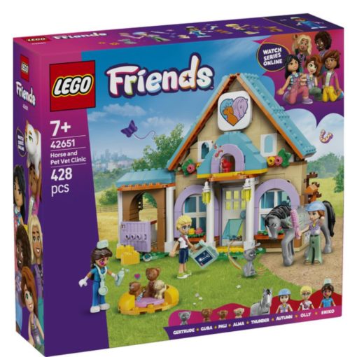 LEGO Friends 42651 hevos- Ja lemmikkisairaala