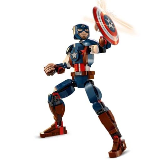 LEGO Marvel 76258 Rakennettava Captain America ‑hahmo - Image 3