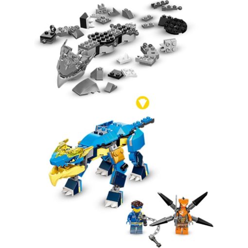 LEGO Ninjago 71760 Evoluutio: Jayn ukkoslohikäärme - Image 4
