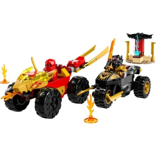 LEGO Ninjago 71789 Kain ja Rasin auto- ja motskaritaistelu