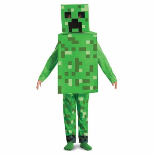 Lasten naamiaisasu Minecraft Creeper Asu M 7-8 v (1)