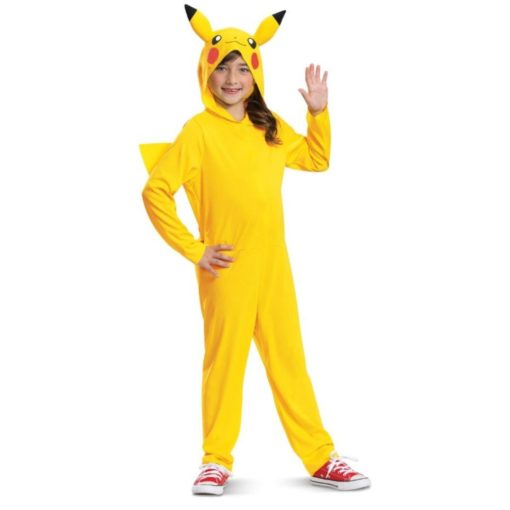 Lasten naamiaisasu Pikachu-puku 7-8 v