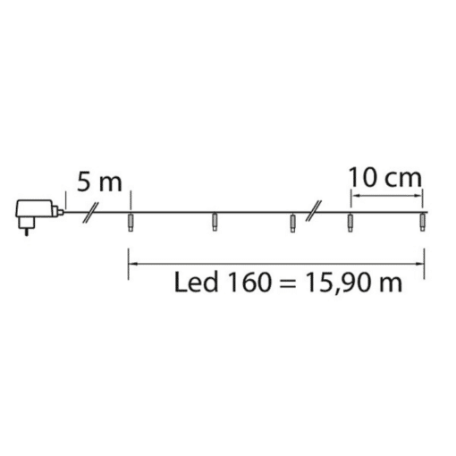 Led Ledia 160 15,9 m Airam Ip44 - Image 3