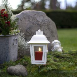 Led-kynttilä 10 cm punainen Flamme Paula