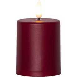 Led-kynttilä 10 cm punainen Flamme Paula
