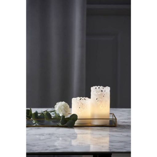 Led-kynttilä 10 cm valkoinen Clary