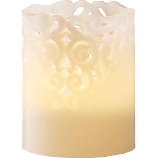 Led-kynttilä 10 cm valkoinen Clary