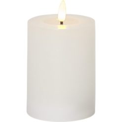 Led-kynttilä 12,5 cm valkoinen Flamme Flow