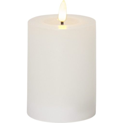 Led-kynttilä 12,5 cm valkoinen Flamme Flow