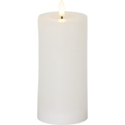 Led-kynttilä 17,5 cm valkoinen Flamme Flow
