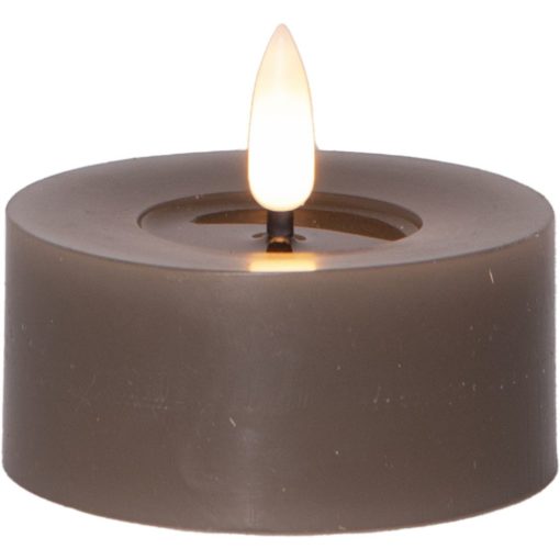 Led-tuikku 7 cm ruskea Flamme Flow 2-pack