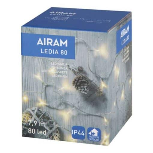 Led Ledia lämmin valkoinen 80 lediä 7,9 m jouluvalo - Image 2