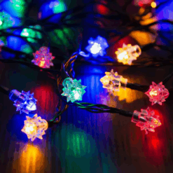 Led valosarja retro värikäs 40 led (1)