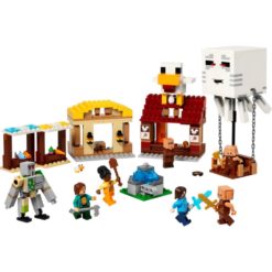 Alternative view of Lego Minecraft 21273 Hornanhenki-kuumailmapallon hyökkäys kylään