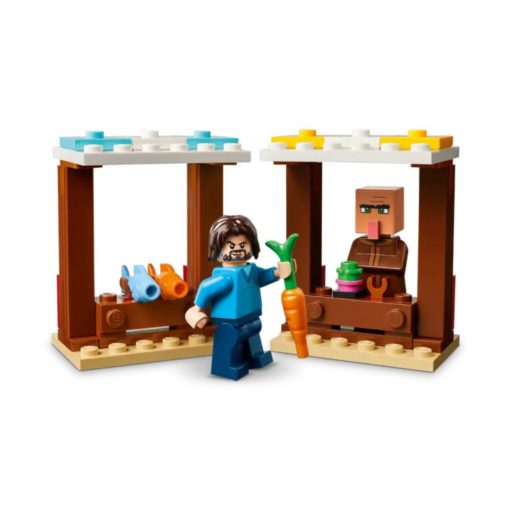 Lego Minecraft 21273 Hornanhenki-kuumailmapallon hyökkäys kylään - Image 7