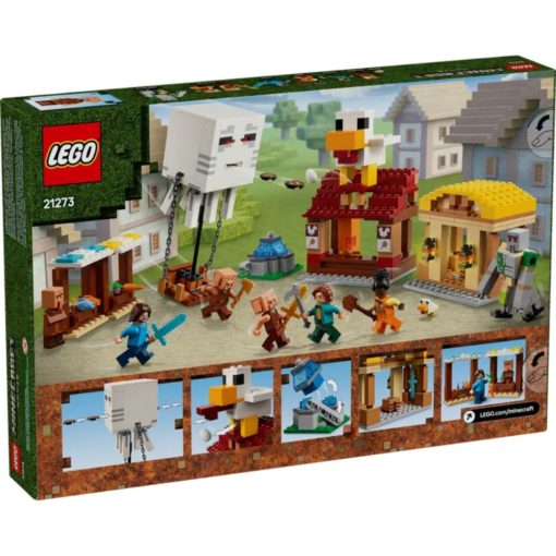 Lego Minecraft 21273 Hornanhenki-kuumailmapallon hyökkäys kylään - Image 9