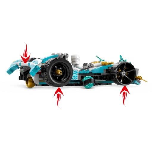 LEGO Ninjago 71791 Lohikäärmevoiman Zane – spinjitzu-kilpa-auto