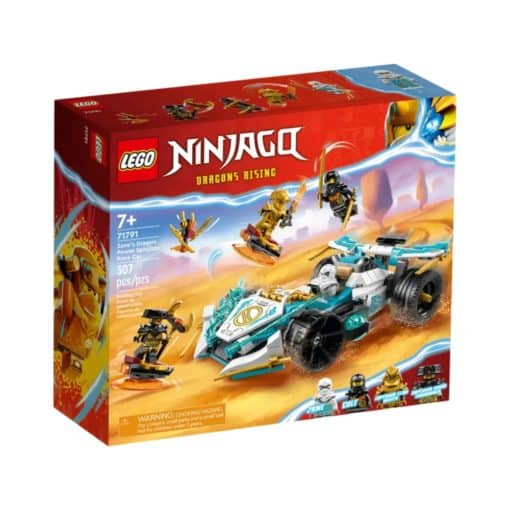 LEGO Ninjago 71791 Lohikäärmevoiman Zane – spinjitzu-kilpa-auto