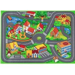 Liikennematto 92X133 Cm Rebel Roads